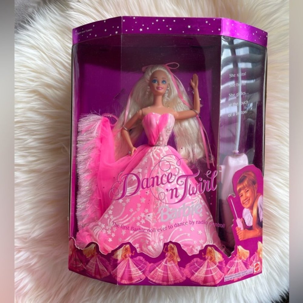 Dance N Twirl Barbie Remote control vintage pink new 1994 11902 - Picture 3 of 8